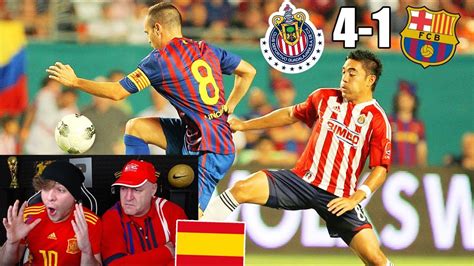 chivas vs barcelona alineaciones|chivas vs barcelona 4 1.